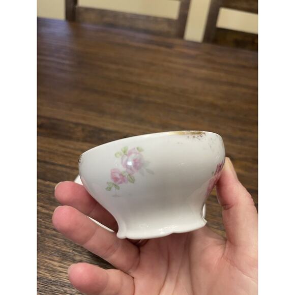 Theodore Haviland Limoges France Antique Teacup Roses with Impressed Stamp - Picture 8 of 11